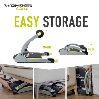 Wonder Core Smart Ab Workout Equipment with Adjustable Resistance & Full Body Exercise Capability