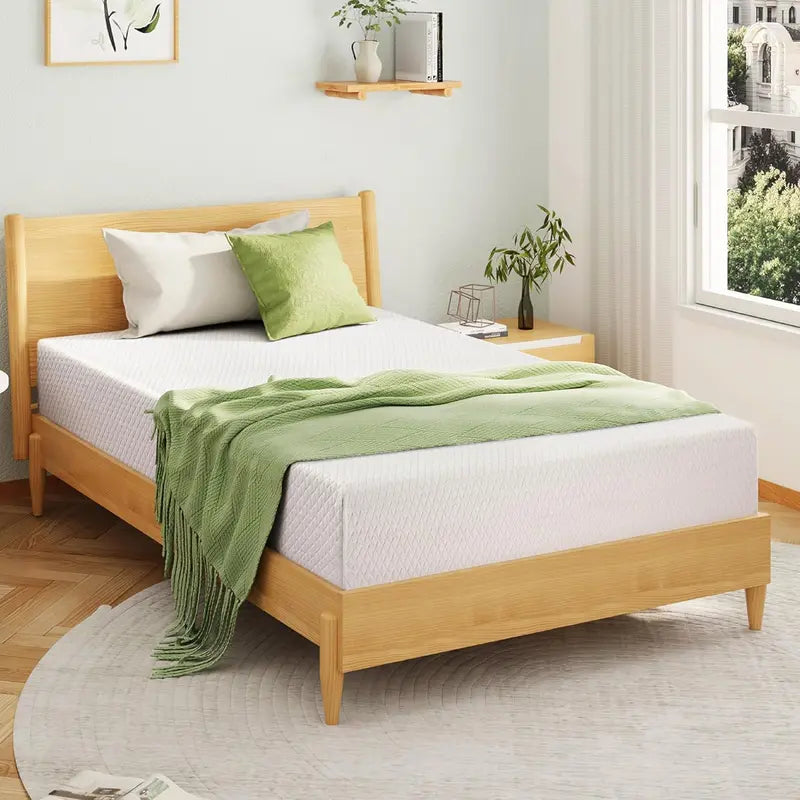 8-Inch Double Memory Foam Mattress  Balanced Medium-Firm Comfort for Everyday Sleep