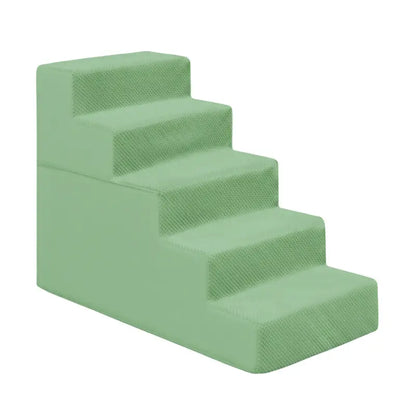Adjustable Indoor Pet Stairs for Small Dogs  3 to 5 Steps, Lightweight & Non-Slip Surface