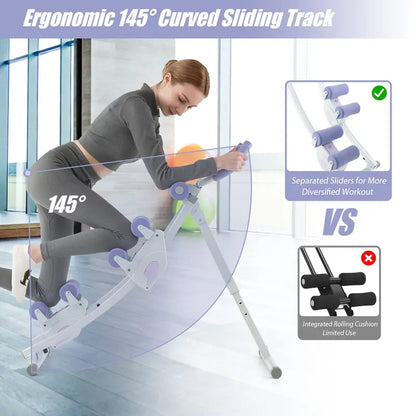 Foldable Abdominal Core Trainer for Targeted Strength Training
