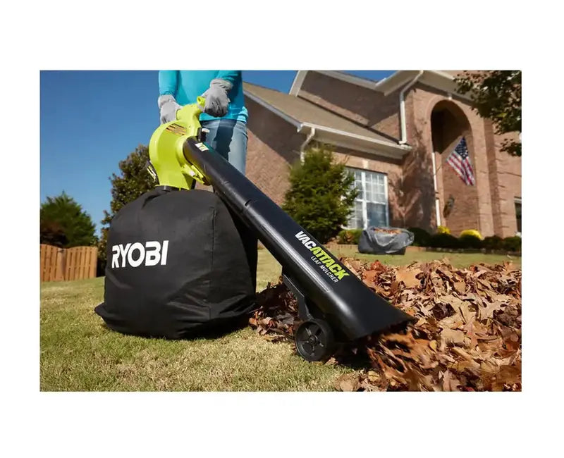 RYOBI Vac Attack 40V Cordless Leaf Vacuum & Mulcher  Includes 2x 5.0Ah Batteries & Charger