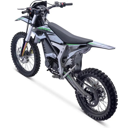 MotoTec Venom 72V Electric Dirt Bike  12,000W High-Performance Off-Road Motorcycle (White)