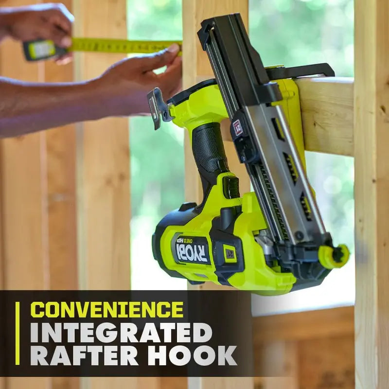 RYOBI ONE+ HP 18V Brushless Cordless AirStrike 21▲ Framing Nailer (Tool Only) PBL345B