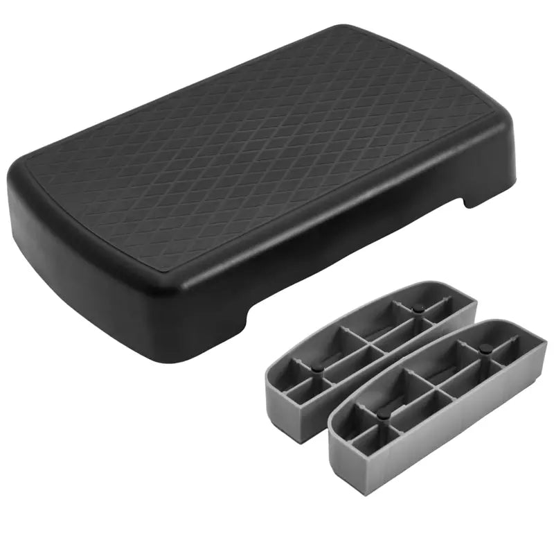 Dual-Riser Adjustable Aerobic Step Platform for Cardio, Balance, and Lower-Body Training