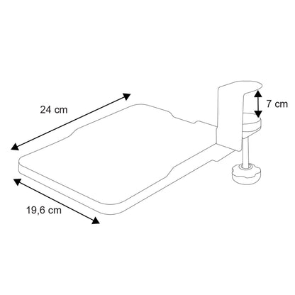 Tapis de souris rétractable pour bureau - SOUS-PAD