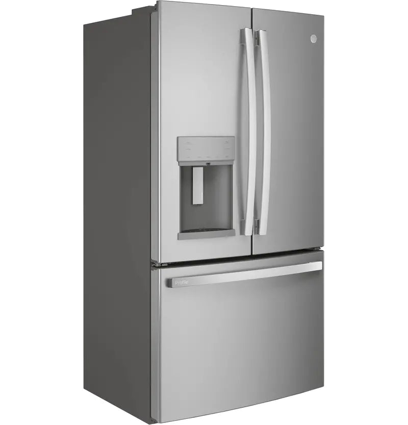 GE Profile ENERGY STAR French-Door Refrigerator  27.7 Cu. Ft with Fingerprint-Resistant Finish & Hands-Free AutoFill Dispenser