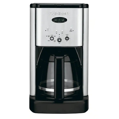 Cuisinart Brew Central 12-Cup Drip Coffee Maker  Stainless Steel Body, Glass Carafe, Programmable Timer