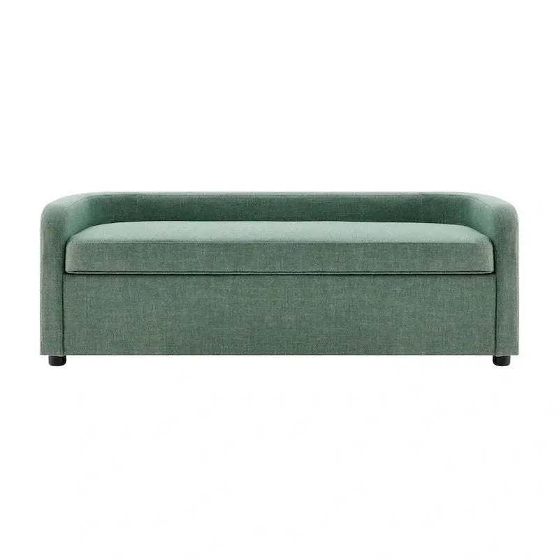 Wendy Upholstered Storage Bench  Compact Footstool with Hidden Compartment