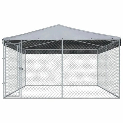 Freestanding Outdoor Dog Kennel with Weatherproof Roof  Model 150.4
