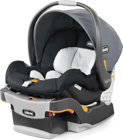 Chicco-Compatible Infant Car Seat & Base  Rear-Facing Only (430 lbs), Includes Head & Body Support, Pewter/Grey Colorway