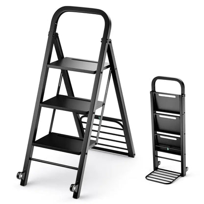 2-in-1 Multi-Function Hand Truck Dolly & Step Ladder