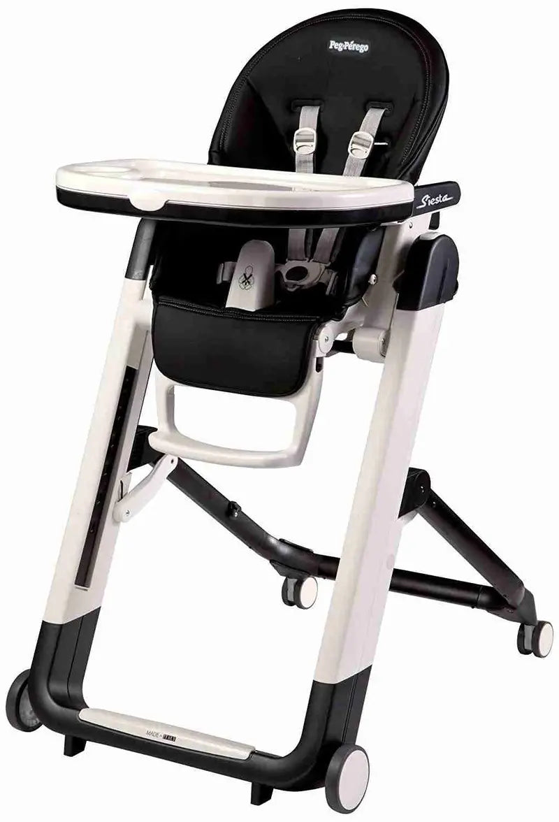 Peg Perego Siesta Highchair, Licorice  Adjustable, Compact, Comfortable Seating Solution for Children