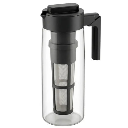 64 oz Tritan Cold Brew Coffee Maker with Leak-Proof Airtight Lid and Pitcher
