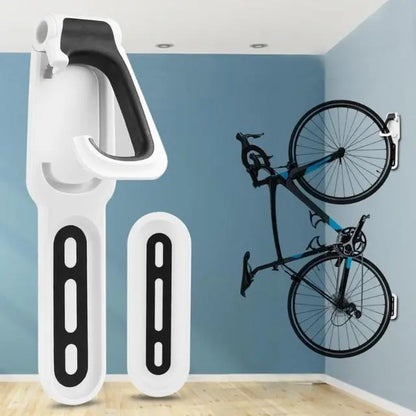 Nordic Wall-Mounted Bike Hook  Space-Saving Indoor Bicycle Storage