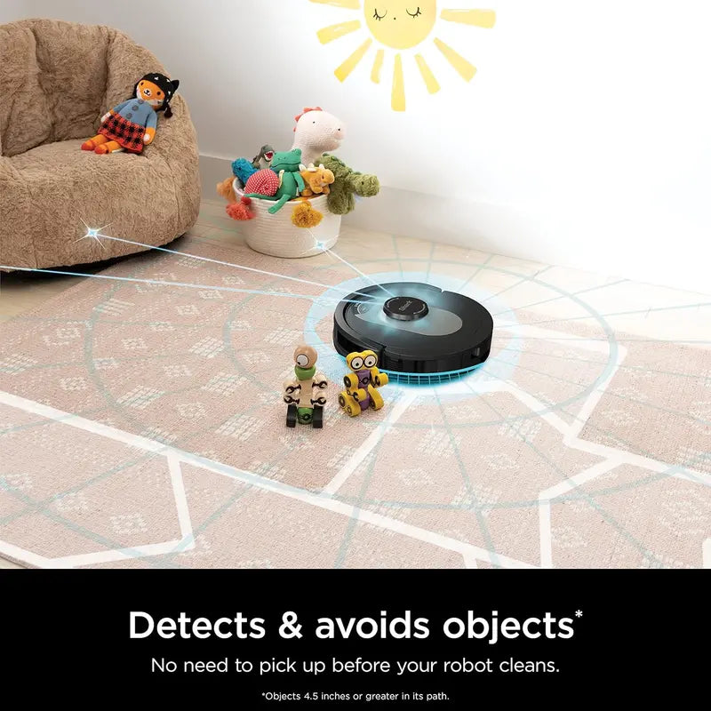 AI-Powered Robot Vacuum with LIDAR Navigation, XL Self-Empty Base (60-Day Capacity), HEPA Filtration & Pet Hair Optimization