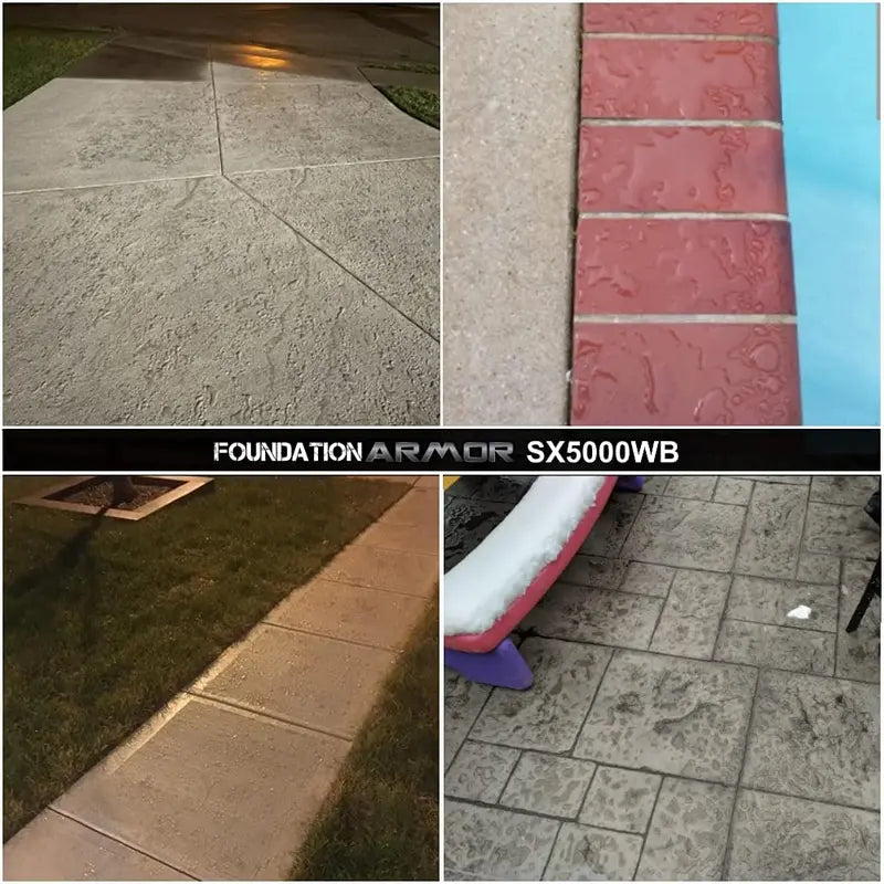 SX5000 WB Water-Based Silane-Siloxane Concrete Sealer  DOT-Approved for Concrete, Brick, Pavers & Natural Stone