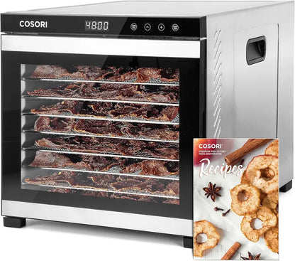 COSORI Large-Capacity Food Dehydrator  600W Unit with Expanded 6.5″ Drying Area