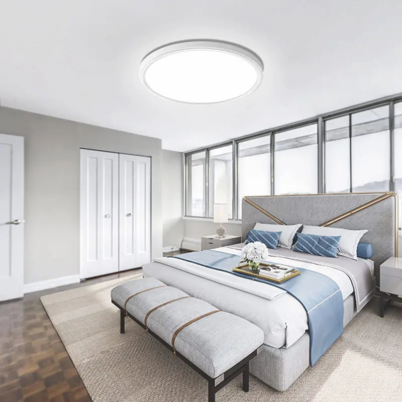 WKONCLDY 6PACK 3200lm LED Flush Mount Ceiling Light, Super Slim 12 inch