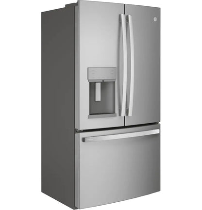 GE Profile ENERGY STAR French-Door Refrigerator | 27.7 Cu. Ft. Fingerprint-Resistant Counter-Depth Model with Advanced Cooling & Smart Features