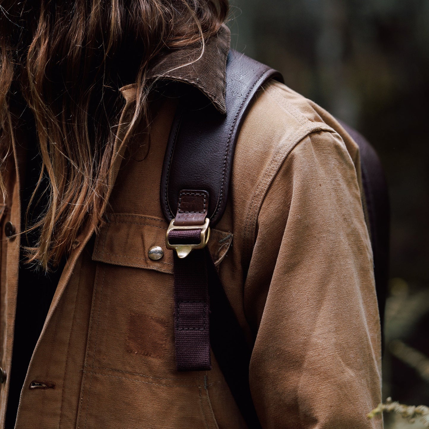 Leather Backpack - Brown