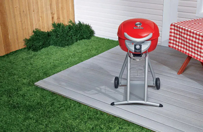 Char-Broil Patio Bistro Electric Grill  Compact Red Outdoor Cooking Solution