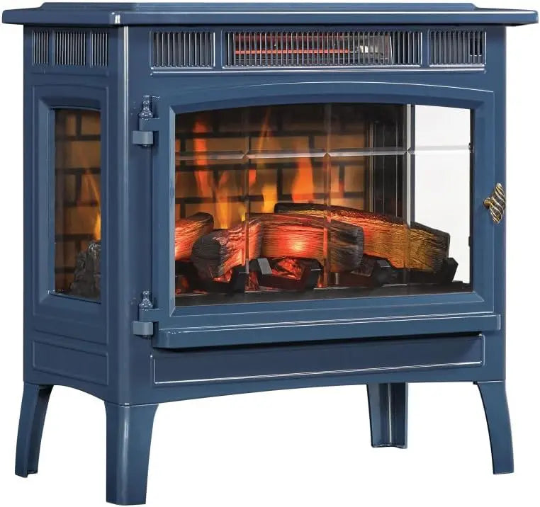 Duraflame Freestanding Electric Fireplace — 3D Flame Effect Heater with Realistic Glow