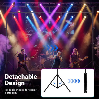Lighting Truss System  Supports 12 Fixtures, 110-LB Load Capacity
