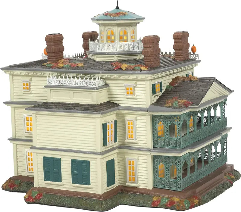 Department 56 Snow Village Haunted Mansion  Illuminated Halloween-Themed Collectible Building