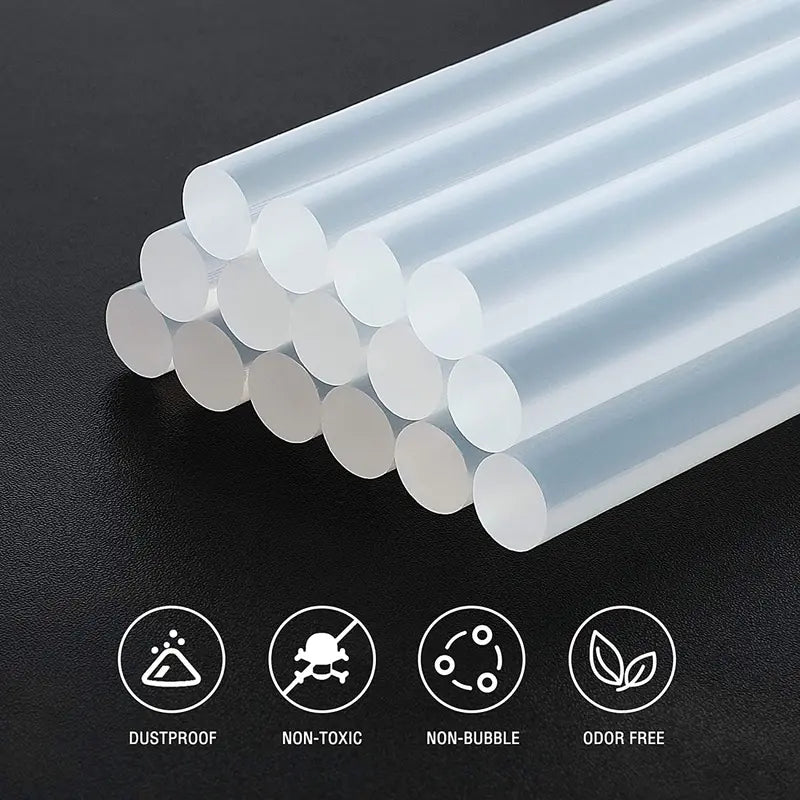 WORKPRO 100-Pack Standard 18-Gauge Hot Glue Sticks  Universal Compatibility