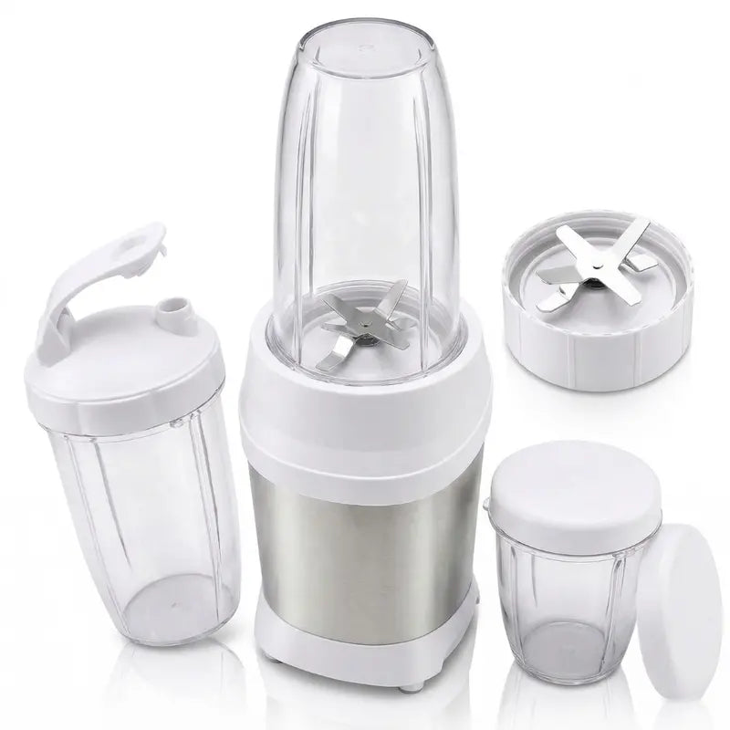 High-Power 1200W Smoothie & Food Prep Blender  Ice-Crushing, 3-Cup Portable Design