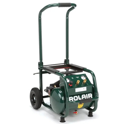5.3-Gallon Portable Electric Tire Inflator & Air Compressor  Wheeled 120 PSI Unit for Automotive and Workshop Use