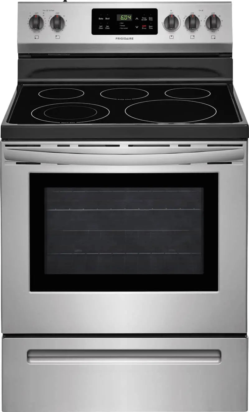 Frigidaire 30-Inch Stainless Steel Electric Range  Freestanding Smoothtop Oven & Cooktop
