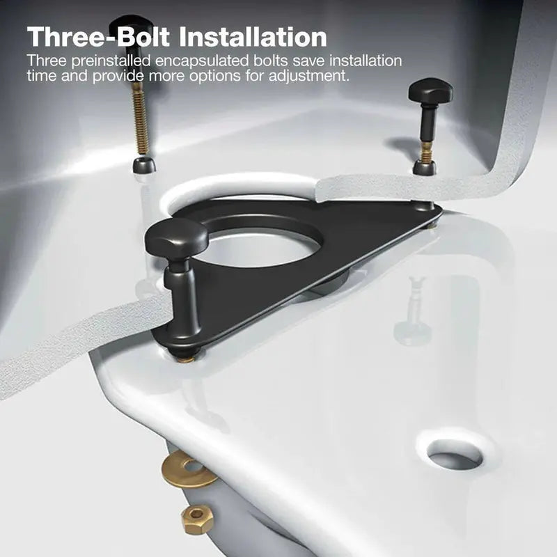 Highline Arc Two-Piece Elongated Toilet  Extra-Tall White Model with Seat (1.28 GPF)