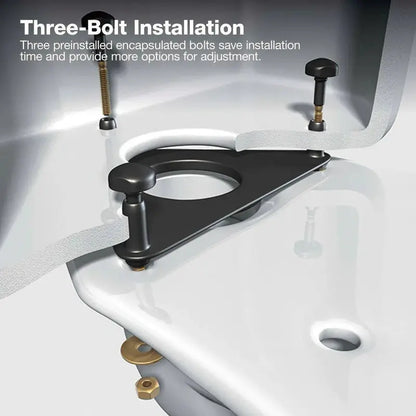 Highline Arc Two-Piece Elongated Toilet  Extra-Tall White Model with Seat (1.28 GPF)