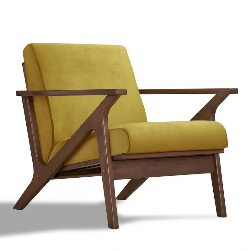 Omax Decor Zola Lounge Chair  Stylish Upholstered Accent Seating with Contemporary Profile