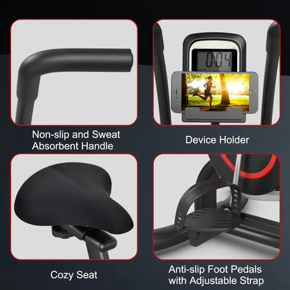 Air Resistance Exercise Bike  Fan-Driven Stationary Cycle with Infinite Resistance Levels
