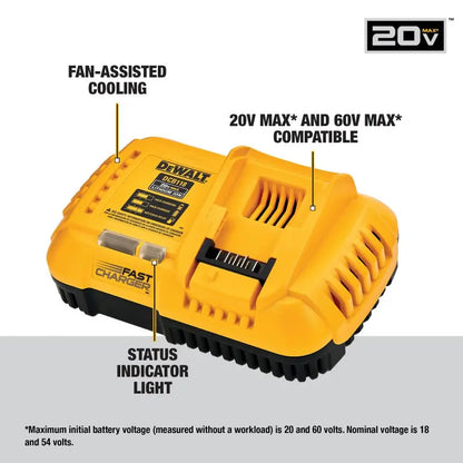 FLEXVOLT 20V MAX* Fan Cooled Fast Charger