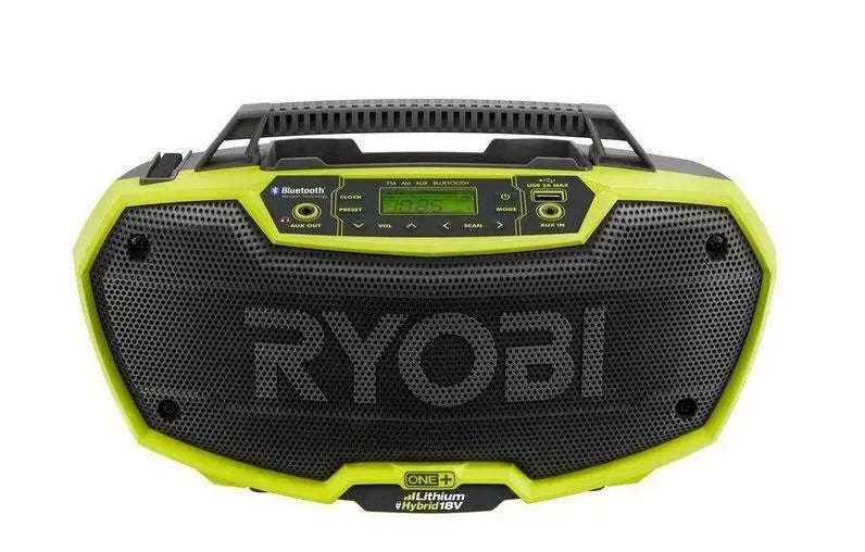 Ryobi One+ 18V P746 Radio with Dual Power & Bluetooth