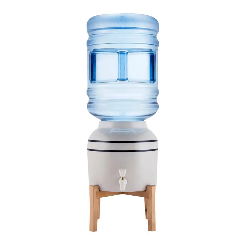Primo Ceramic Water Dispenser  Non-Electric, BPA-Free Countertop Water Cooler with Stainless Steel Spigot