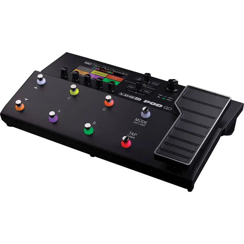 Line 6 POD Go Guitar Effects Processor  Compact Multi-Effects Pedalboard with Amp Modeling & Looper