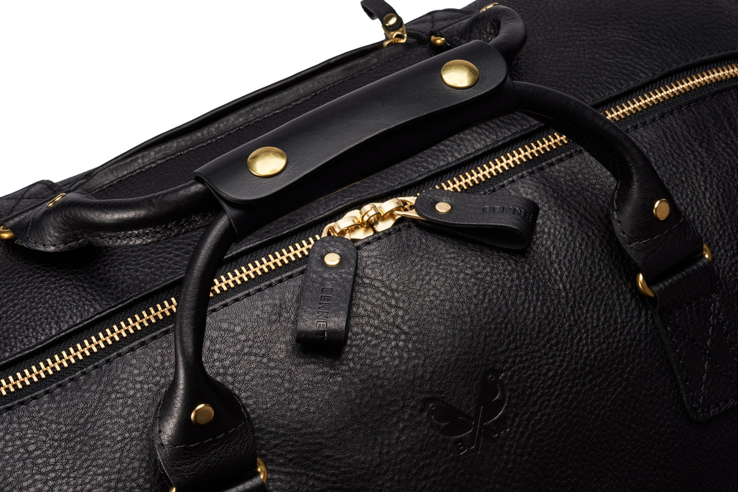 Leather Weekender - Black