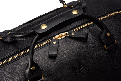 Leather Weekender - Black