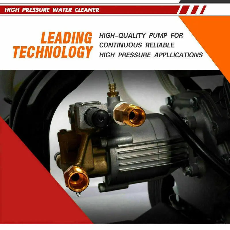 Heavy-Duty 4800 PSI Gas Pressure Washer with 5-Position Spray Nozzle