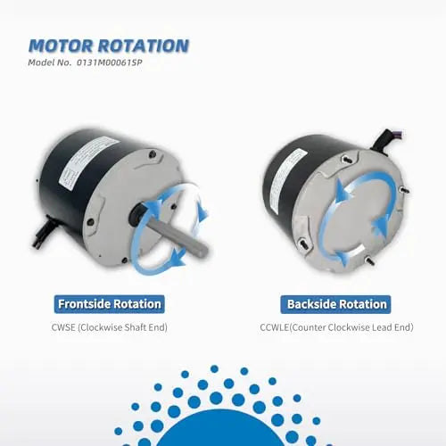 1/4 HP Condenser Fan Motor for Goodman, Amana, Janitrol  208/230V 1.5A 830RPM