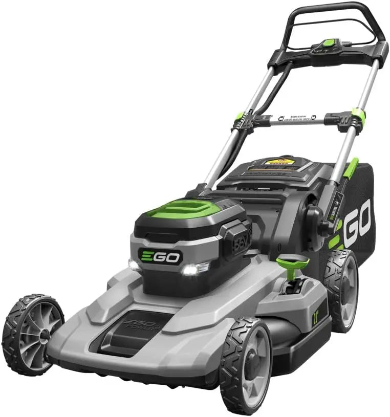 Power+ LM2101 Cordless Lawn Mower  21-Inch Deck, 56V Lithium-Ion System with 5.0Ah Battery