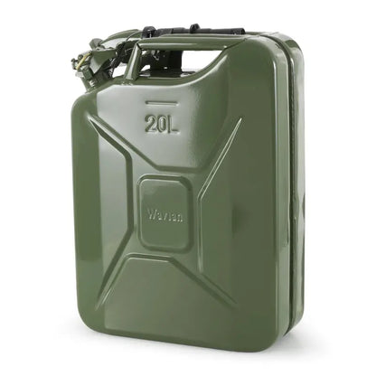 20-Liter CARB-Certified Jerry Can  Authentic Green Fuel Container with Precision Spout