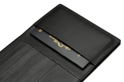 Suede Passport Wallet - Storm Grey