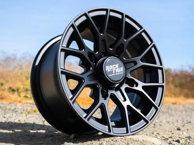 Set of 4 Matte Black 15¡Á7 ATV/UTV Wheels  4¡Á137 Bolt Pattern, 4+3 Offset  Compatible with Can-Am Commander, Defender, Maverick &amp; More