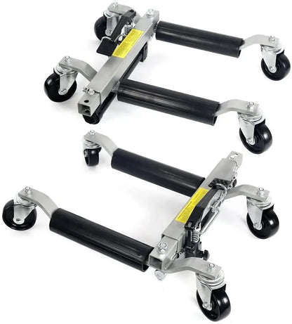 2025 Stark 4-Piece Hydraulic Wheel Dolly Set  1500 lb Capacity, Ratcheting Foot Pedal for Cars, Trucks, RVs & Trailers