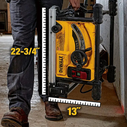 DEWALT DWE7485 Jobsite Table Saw  8-1/4″ Compact Design for Portability & Precision